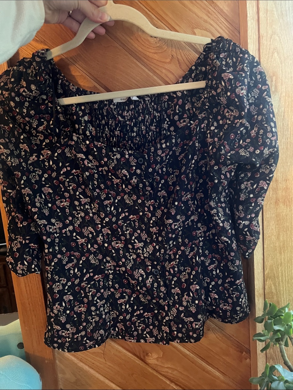 Floral 3/4 Sleeve Blouse